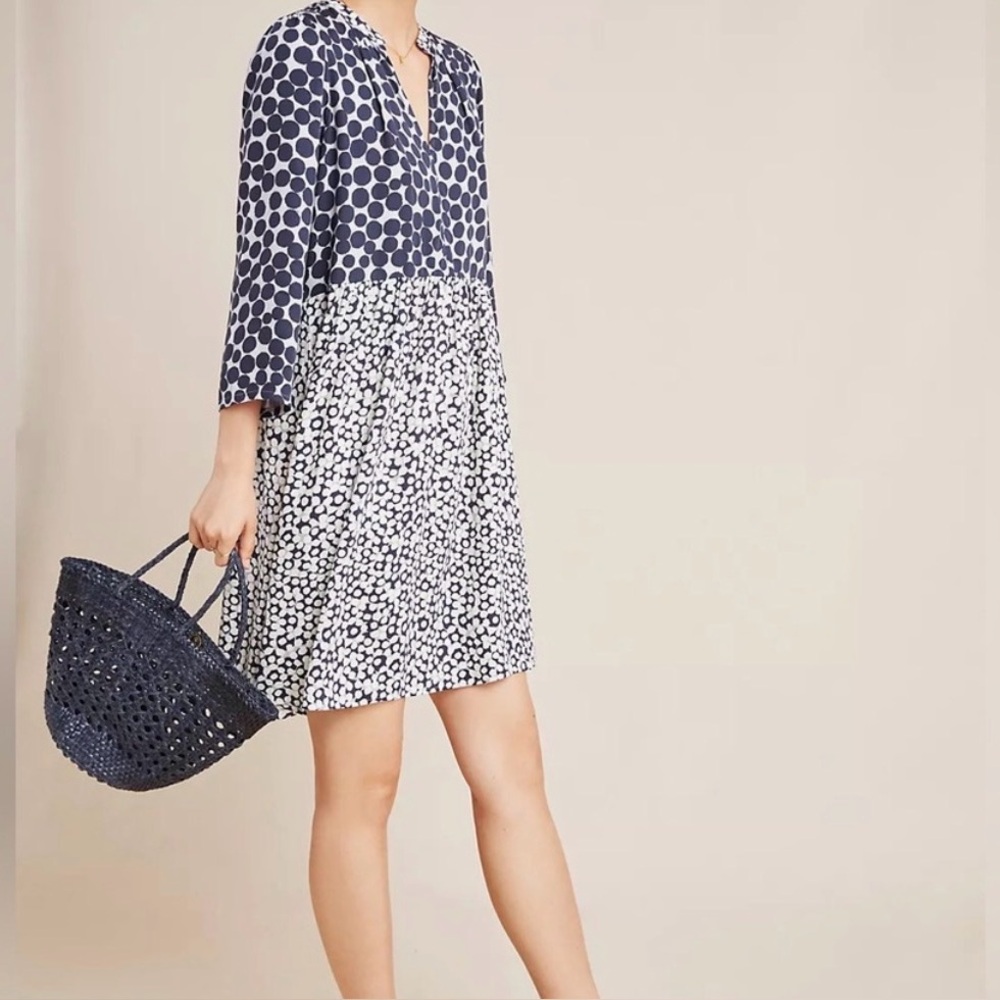 Maeve by Anthropologie Juno 3/4 Sleeve Dress